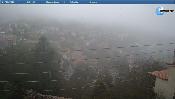 Πυκνή ομίχλη στα Μαγουλιανά (vd)