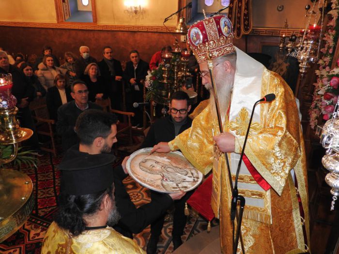 &Omicron; &epsilon;&omicron;&rho;&tau;&alpha;&sigma;&mu;ό&sigmaf; &tau;&omicron;&upsilon; &Pi;&omicron;&lambda;&iota;&omicron;ύ&chi;&omicron;&upsilon; &Beta;&lambda;&alpha;&chi;έ&rho;&nu;&alpha;&sigmaf; &sigma;&tau;&omicron; &Nu;&alpha;ό &Alpha;&gamma;ί&omicron;&upsilon; &Alpha;&theta;&alpha;&nu;&alpha;&sigma;ί&omicron;&upsilon; (&epsilon;&iota;&kappa;ό&nu;&epsilon;&sigmaf;)