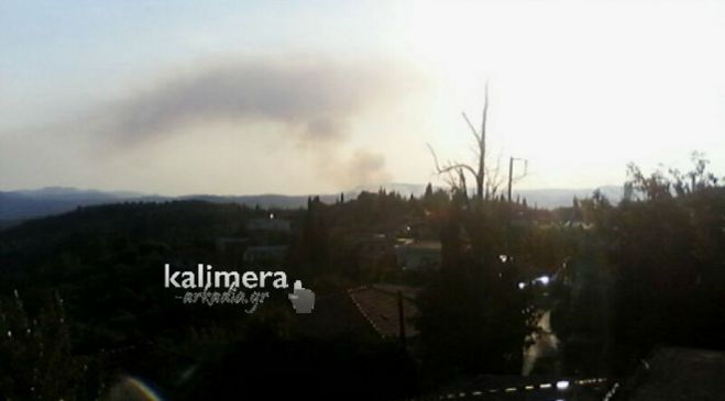 Μεσάνυχτα Πέμπτης | Χωρίς ενεργό μέτωπο η φωτιά στην Γορτυνία