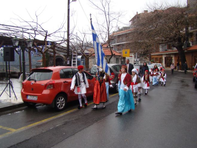 Η εορτή της 25ης Μαρτίου στα Λαγκάδια Γορτυνίας (εικόνες)