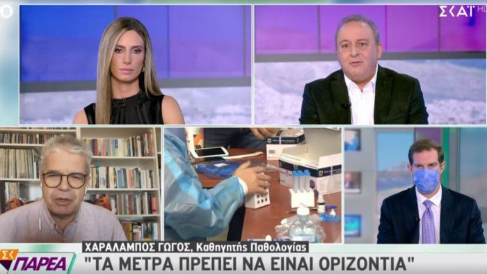 Γώγος σε ΣΚΑΪ: &quot;Πριν τις 14 Δεκεμβρίου είναι δύσκολο να ανοίξει κάτι&quot;