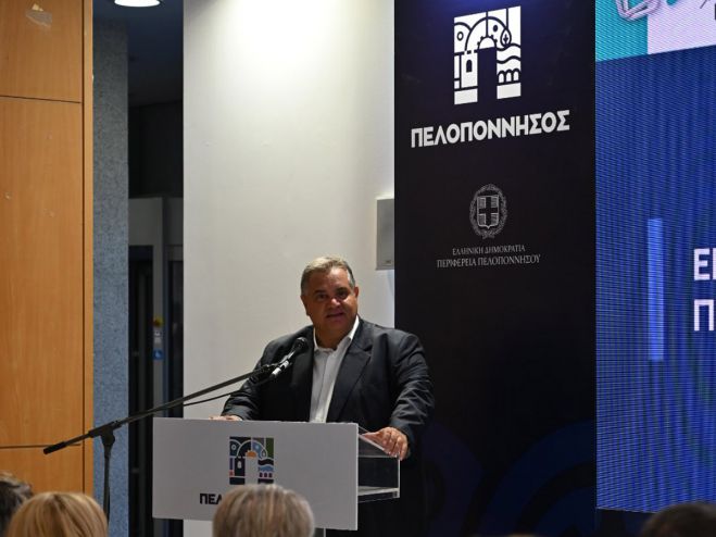 Εγκαίνια περιπτέρου στη ΔΕΘ | Βασίλης Σπανάκης: «Η Περιφέρεια Πελοποννήσου πιλότος ουσιαστικών συνεργασιών»