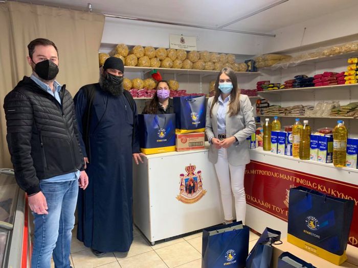 Τρόφιμα από την ΠΑΕ Αστέρας για το "Καλάθι του Πτωχού Αδελφού"