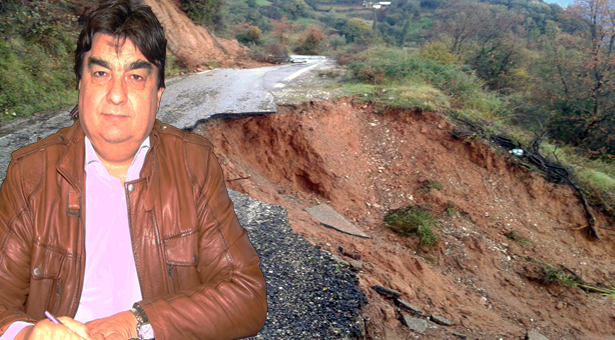 Απανωτές κατολισθήσεις δρόμων στο νομό Αρκαδίας προκαλούν οι ισχυρές βροχοπτώσεις (vd)