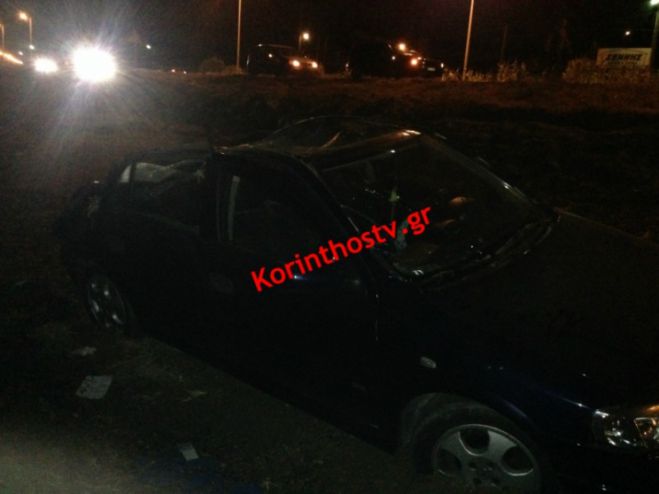 &Sigma;ώ&theta;&eta;&kappa;&epsilon; &alpha;&pi;ό &theta;&alpha;ύ&mu;&alpha; &omicron;&delta;&eta;&gamma;ό&sigmaf; &alpha;&upsilon;&tau;&omicron;&kappa;&iota;&nu;ή&tau;&omicron;&upsilon; &sigma;&tau;&eta;&nu; &Kappa;&omicron;&rho;&iota;&nu;&theta;ί&alpha; ... (&epsilon;&iota;&kappa;ό&nu;&epsilon;&sigmaf;)