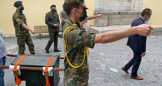 Δημητσάνα | Στη Δημόσια Ιστορική Βιβλιοθήκη η λάρνακα με τα οστά του Παλαιών Πατρών Γερμανού