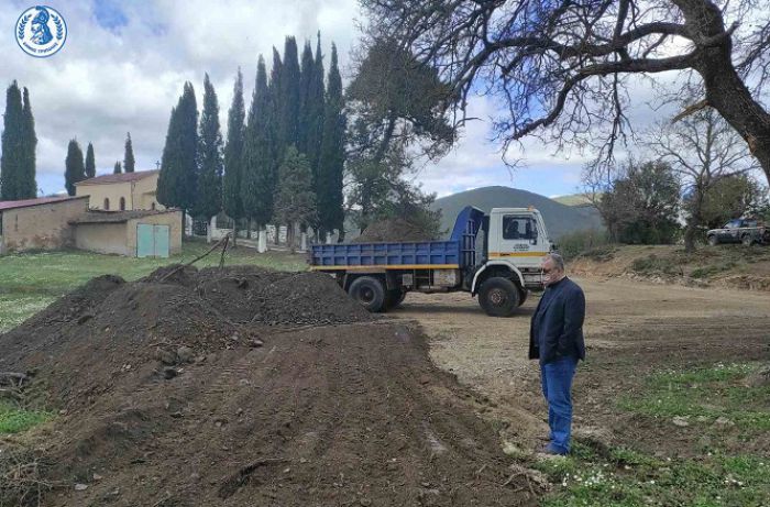 Δήμος Τρίπολης - Περιφέρεια | Διαμόρφωση πλατείας στον περιβάλλοντα χώρο της Μονής Καλτεζών (εικόνες)