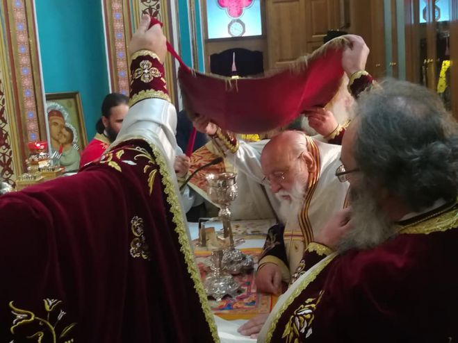 Η Πρωτοχρονιάτικη Θεία Λειτουργία στην Τρίπολη (εικόνες)