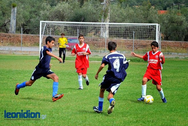 Φιλικό μεταξύ των παιδικών ομάδων Λεωνιδίου και Απόλλωνα Τυρού!