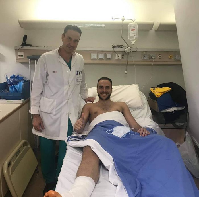 Επιτυχημένη η επέμβαση στον αθλητή των Δρομέων, Διαμαντή Μπουρή