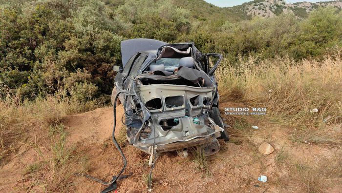 Θανατηφόρο τροχαίο στην Κάντια Ναυπλίου - Νεκρή 27χρονη οδηγός (vd)