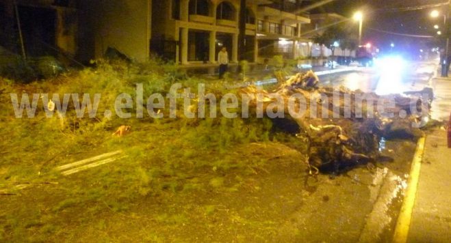 Κόπηκε στα δύο η κυκλοφορία σε κεντρικό δρόμο της Καλαμάτας!