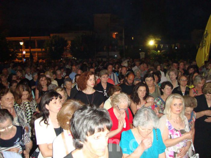 &Omicron; &epsilon;&sigma;&pi;&epsilon;&rho;&iota;&nu;ό&sigmaf; &tau;&eta;&sigmaf; &Mu;&epsilon;&tau;&alpha;&mu;&omicron;&rho;&phi;ώ&sigma;&epsilon;&omega;&sigmaf; &tau;&omicron;&upsilon; &Sigma;&omega;&tau;ή&rho;&omicron;&sigmaf; &sigma;&tau;&eta;&nu; &Tau;&rho;ί&pi;&omicron;&lambda;&eta; (&epsilon;&iota;&kappa;ό&nu;&epsilon;&sigmaf;)