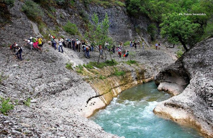 Η εξόρμηση του ΣΑΟΟ στο φαράγγι του ποταμού Ερυμάνθου