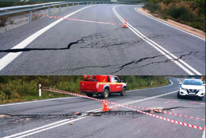 Ρωγματώσεις παρουσιάζουν σπίτια στο Δερβένι Αρκαδίας, λόγω της καθίζησης του εδάφους
