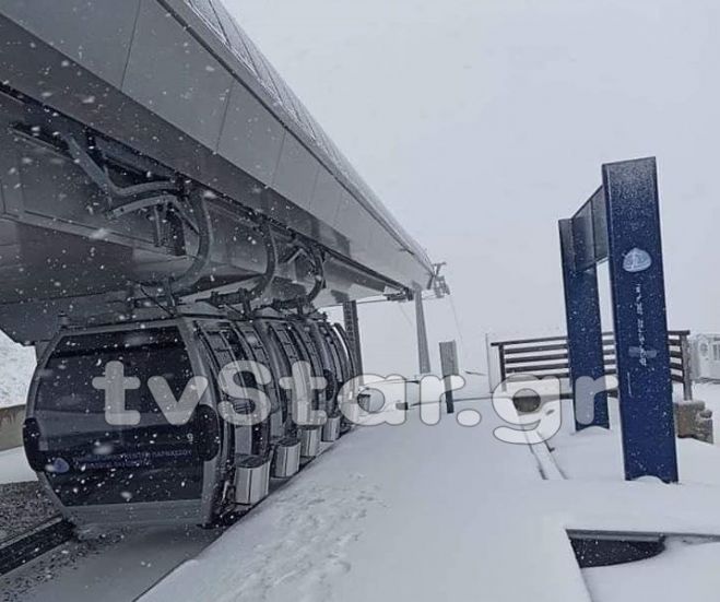 «Έπεσε» το πρώτο χιόνι σε Χιονοδρομικά Κέντρα - Δείτε που! (εικόνες)
