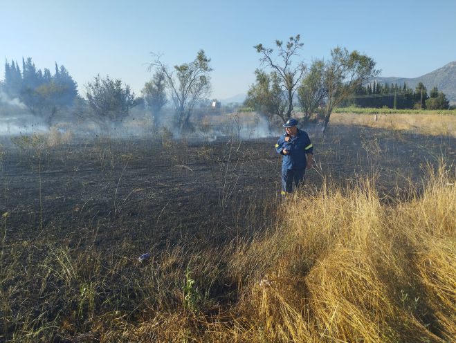 &Sigma;&beta;ή&sigma;&tau;&eta;&kappa;&epsilon; ά&mu;&epsilon;&sigma;&alpha; &eta; &phi;&omega;&tau;&iota;ά &sigma;&tau;&omicron; &chi;&omega;&rho;&iota;ό Ά&gamma;&iota;&omicron;&sigmaf; &Beta;&alpha;&sigma;ί&lambda;&eta;&sigmaf;, &kappa;&omicron;&nu;&tau;ά &sigma;&tau;&eta;&nu; &Tau;&rho;ί&pi;&omicron;&lambda;&eta; (&epsilon;&iota;&kappa;ό&nu;&epsilon;&sigmaf;)