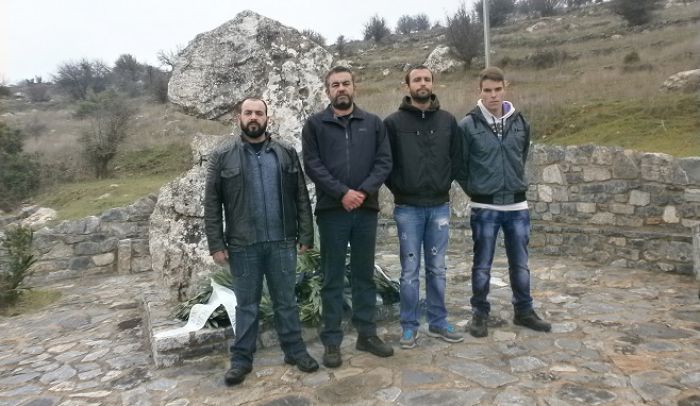 Η Χρυσή Αυγή στην εκδήλωση μνήμης για τον Πάνο Κολοκοτρώνη στο Θάνα (εικόνες)