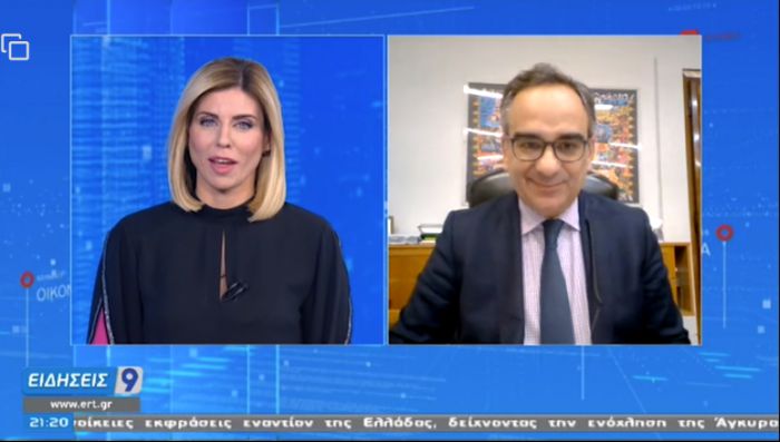 Κοντοζαμάνης στην ΕΡΤ: «Έχουμε εξασφαλίσει ποσότητες εμβολίων, ώστε να καλύψουμε το σύνολο του πληθυσμού» (vd)