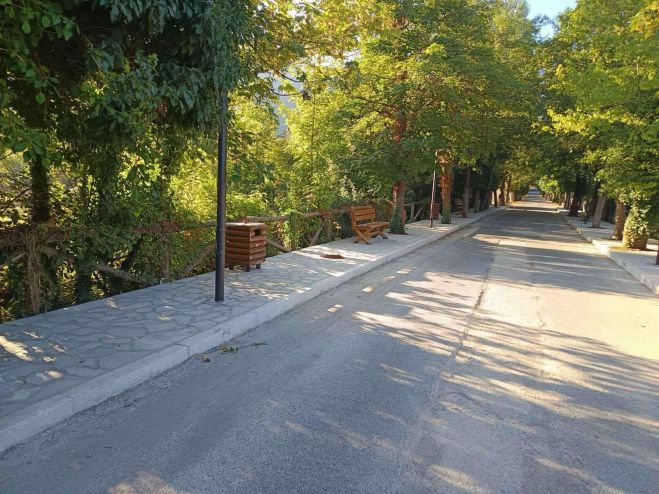 Βυτίνα | Ολοκληρώθηκε το έργο «Αισθητική και Λειτουργική Αναβάθμιση του Δρόμου της Αγάπης» (εικόνες)