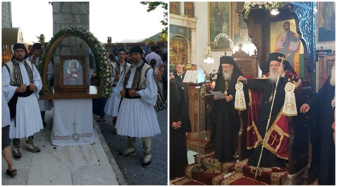 Γιορτάζει η Δημητσάνα για την Πολιούχο της, Αγία Κυριακή - Παρών ο Αρχιεπίσκος Ιερώνυμος! (εικόνες)