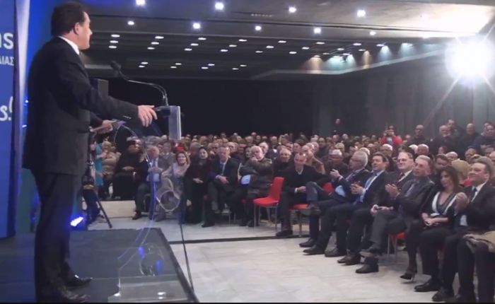 Έ&pi;&alpha;&theta;&epsilon; ... &lambda;ά&sigma;&tau;&iota;&chi;&omicron; &omicron; Ά&delta;&omega;&nu;&iota;&sigmaf;, &kappa;&alpha;&theta;ώ&sigmaf; &epsilon;&rho;&chi;ό&tau;&alpha;&nu; &sigma;&tau;&eta;&nu; &Tau;&rho;ί&pi;&omicron;&lambda;&eta;!