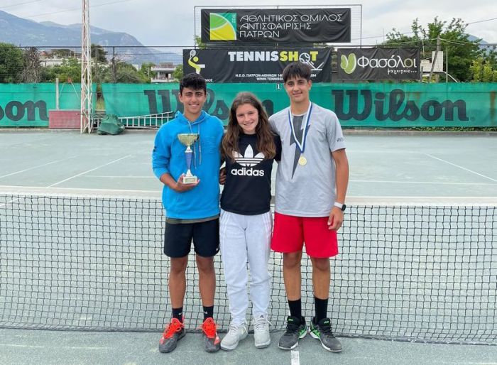 Τένις | Χρυσό και χάλκινο για τους αθλητές του Smash στην Πάτρα