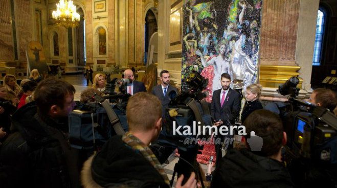 Με μεγάλη επιτυχία η τελετή λήξης της έκθεσης του Νίκου Φλώρου στην Αγία Πετρούπολη! (εικόνες)