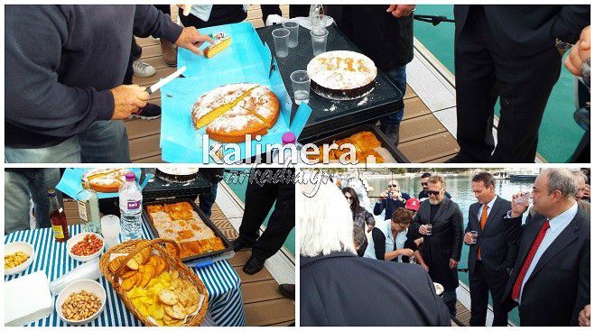 Κοπή της πίτας «εν πλω» στο Παράλιο Άστρος! (εικόνες)