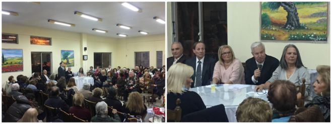 Ζωγράφου | Ασφυκτικά γεμάτη η αίθουσα για την ιατρική ομιλία του Ζατουνίτη Β. Μπιτούνη