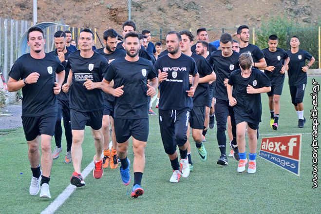 Την πρώτη προπόνηση της χρονιάς πραγματοποίησε ο ΠΑΟΚ Τρίπολης (vd)