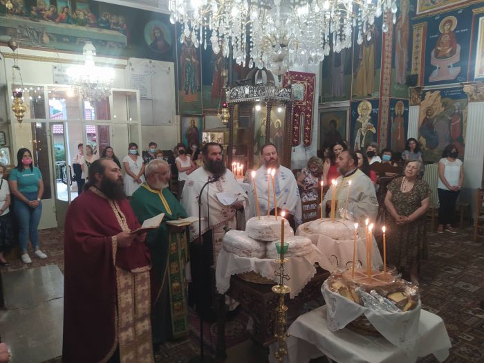 Εσπερινός στον Άγιο Παντελεήμονα Κερασιάς (εικόνες)