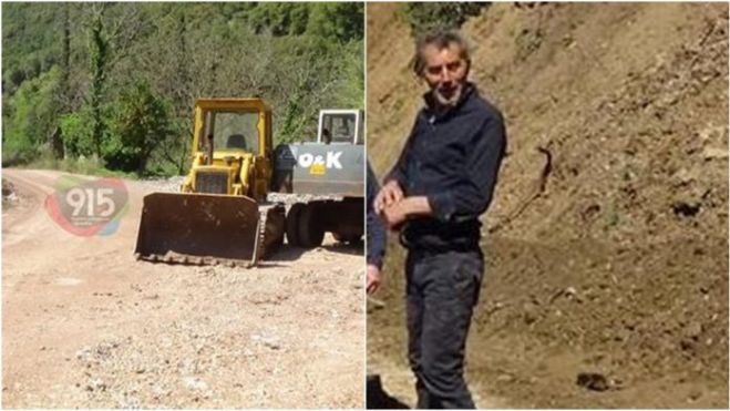 Εργατικό ατύχημα για τον εργολάβο Σταύρο Κωστόπουλο στη Γορτυνία