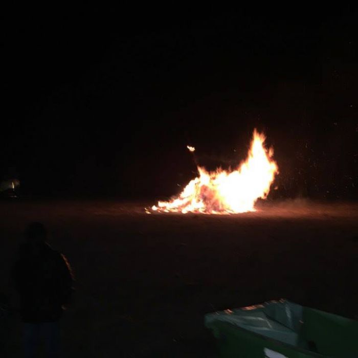 Το εντυπωσιακό κάψιμο Ιούδα στο Λεβίδι (εικόνες - βίντεο)