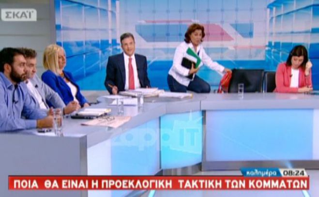 Άγριος τηλεοπτικός καβγάς Ραχήλ Μακρή - Θεανώς Φωτίου (vd)
