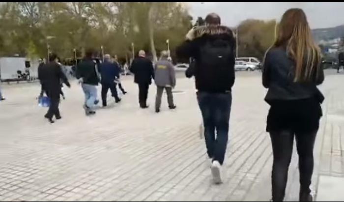 ΠΑΟΚτσήδες έδιωξαν τον Ψωμιάδη από το συλλαλητήριο για την Μακεδονία (vd)