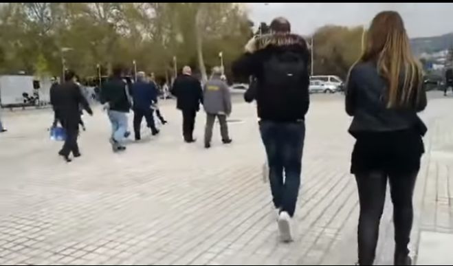 ΠΑΟΚτσήδες έδιωξαν τον Ψωμιάδη από το συλλαλητήριο για την Μακεδονία (vd)