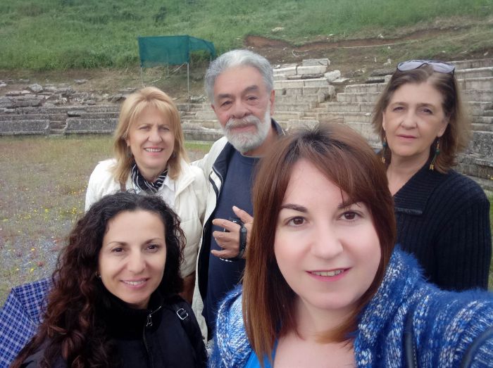Σπουδαστές του ΔΙΕΚ Μεγαλόπολης επισκέφθηκαν το Αρχαίο Θέατρο (εικόνες)