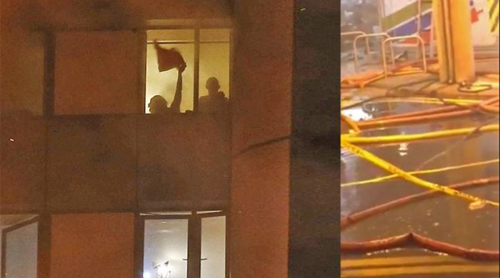 Εικόνες φρίκης στο Λονδίνο: Το βίντεο μέσα από το φλεγόμενο κτήριο (vd)