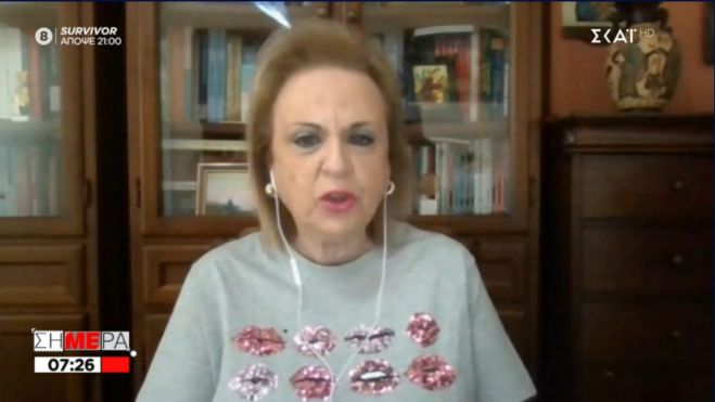 Ματίνα Παγώνη: &quot;Διπλή μάσκα στις εκκλησίες και self tests για το οικογενειακό τραπέζι&quot;