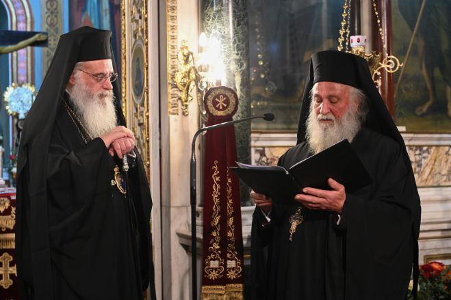 &Omicron; &Mu;&eta;&tau;&rho;&omicron;&pi;&omicron;&lambda;ί&tau;&eta;&sigmaf; &Epsilon;&pi;&iota;&phi;ά&nu;&iota;&omicron;&sigmaf; &alpha;&pi;έ&delta;&omega;&sigma;&epsilon; &tau;&eta;&nu; &alpha;&nu;ώ&tau;&alpha;&tau;&eta; &tau;&iota;&mu;&eta;&tau;&iota;&kappa;ή &delta;&iota;ά&kappa;&rho;&iota;&sigma;&eta; &tau;&eta;&sigmaf; &Mu;&eta;&tau;&rho;&omicron;&pi;ό&lambda;&epsilon;&omega;&sigmaf; &sigma;&tau;&omicron;&nu; &Alpha;&rho;&chi;&iota;&mu;&alpha;&nu;&delta;&rho;ί&tau;&eta;, &Beta;&epsilon;&nu;έ&delta;&iota;&kappa;&tau;&omicron; &Kappa;&alpha;&rho;ύ&delta;&eta;