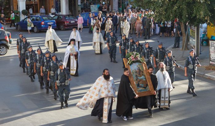 Η εικόνα της Παναγίας της Τριπολιτσάς στο Ναό του Αγίου Βασιλείου
