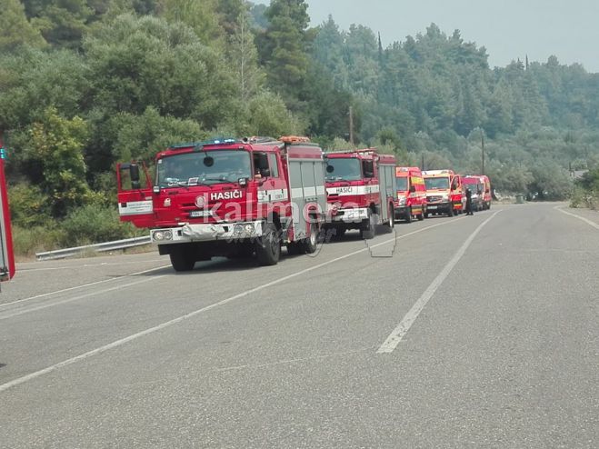 Φωτιές στη Γορτυνία | Συνεχίζονται οι ρίψεις με εναέρια μέσα - Αναζωπυρώσεις στο μέτωπο προς Τριποταμιά – Καπελίτσα