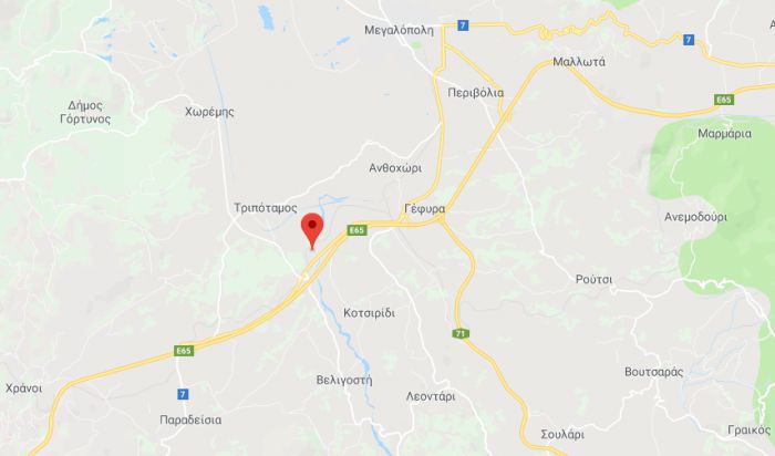 Σεισμός 3.1 Ρίχτερ νοτιοδυτικά της Μεγαλόπολης
