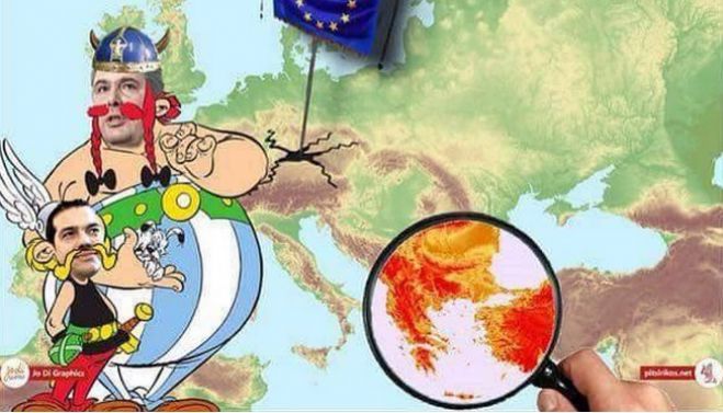 Οι …Aristerix Τσίπρας και Καμμένος!