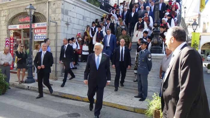 Άλωση: Η άφιξη του Προέδρου της Δημοκρατίας στην Τρίπολη (vd)