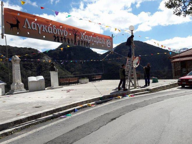 Ξεκίνησαν οι ετοιμασίες για το καρναβάλι στα Λαγκάδια! (εικόνες)