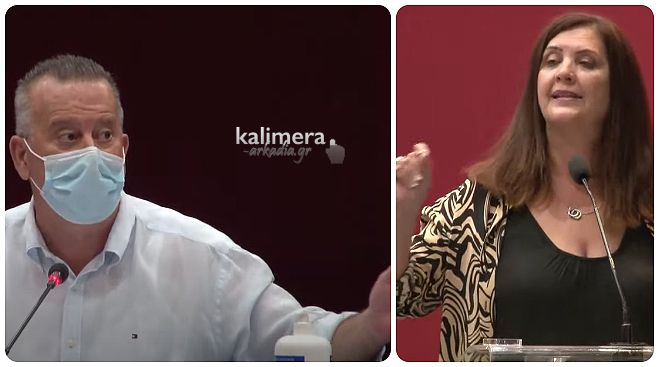 &Nu;&iota;&kappa;&omicron;&lambda;ά&kappa;&omicron;&upsilon;: &laquo;&Delta;&epsilon;&nu; &sigma;&alpha;&sigmaf; &mu;&iota;&lambda;ά&epsilon;&iota; ά&nu;&theta;&rho;&omega;&pi;&omicron;&sigmaf; &sigma;&tau;&eta;&nu; &Alpha;&rho;&kappa;&alpha;&delta;ί&alpha;&raquo; - &Sigma;&kappa;&alpha;&nu;&tau;&zeta;ό&sigmaf;: &laquo;&Nu;&tau;ί&nu;&alpha;, &mu;&eta;&nu; &mu;&epsilon; &kappa;ά&nu;&epsilon;&iota;&sigmaf; &nu;&alpha; &gamma;&epsilon;&lambda;ά&omega;&raquo;!