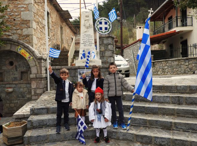 Ο εορτασμός της 25ης Μαρτίου στη Βλαχέρνα (εικόνες)
