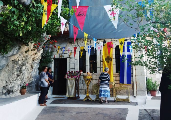 Η Απόδοση της εορτής της Κοιμήσεως της Θεοτόκου στη Μονή Κλειβωκάς (εικόνες)